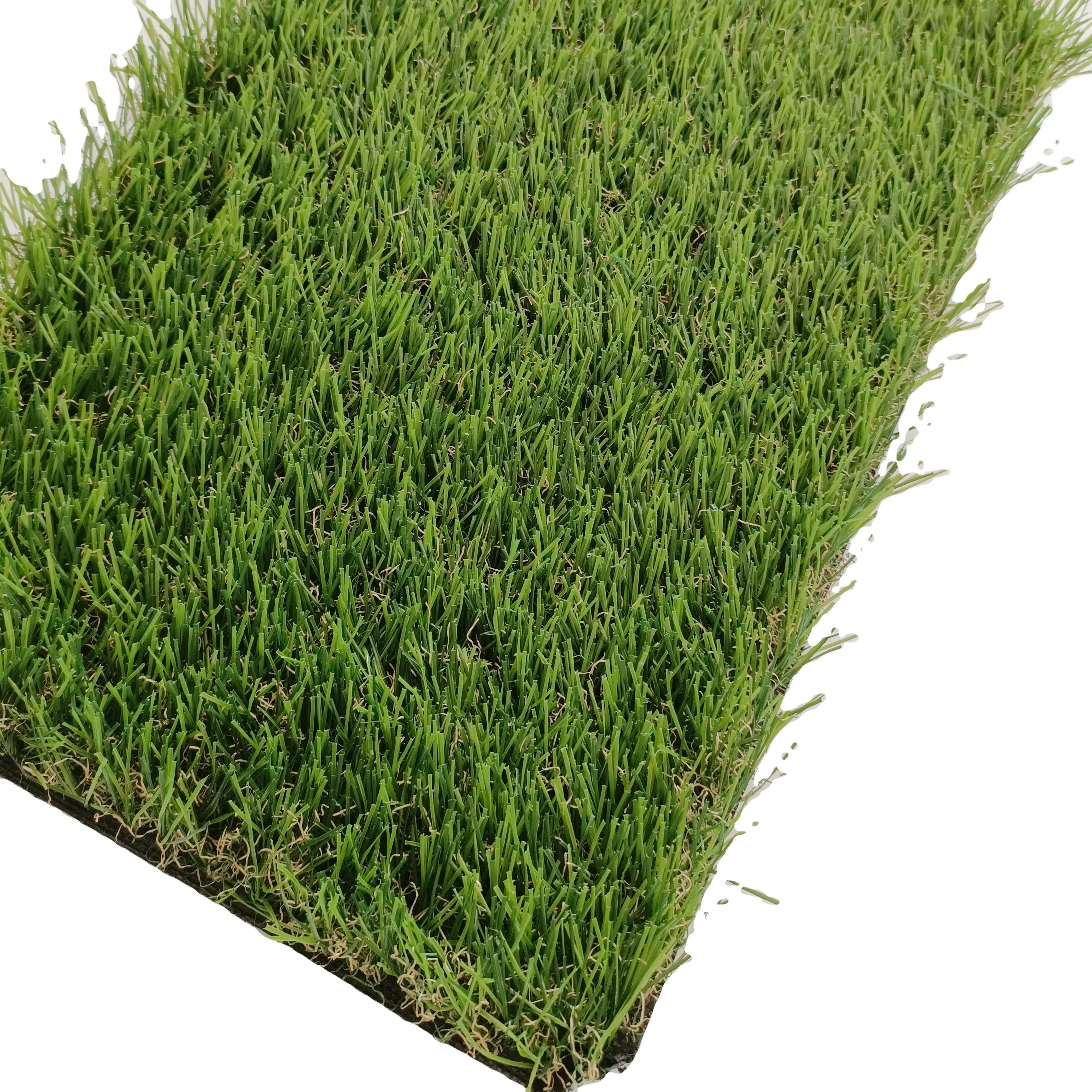 מפעל ישיר 50mm גן נוף נוף דשא סינטטי ירוק מותאם אישית מלאכותי דשא עבור שוק הודי