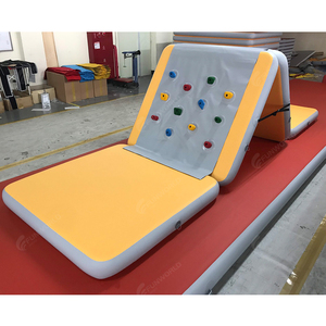 Kid Air Track Race Track Gym <span class=keywords><strong>Mat</strong></span> Equipo de Parque de Atracciones Pared de escalada inflable para juegos deportivos Pared de escalada para niños - Product Image 4