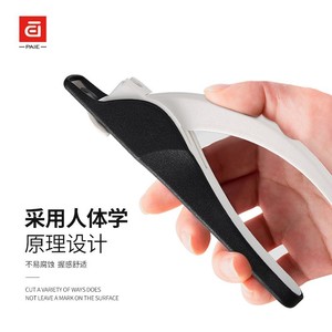 Ciseaux à ongles Paie à pointe plate en acier inoxydable, outil de manucure durable - Product Image 3