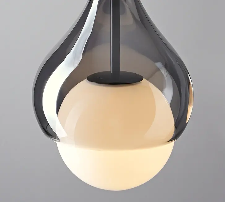 LED Contemporary Dining Room Pendant Lighting Luxury 3 Bulbs Lighting Glass Pendant Lamp Modern Chandelier