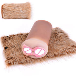 Berbulu Alien Vagina Stroker untuk Pria Pasangan lembut Squishy fantasi penis pengusap 2 in 1 unik rusa dalam Vagina silikon masturbator - Product Image 2