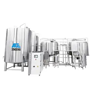 Automação 2500L vapor Four Vessel Brown Ale cerveja sistema custo