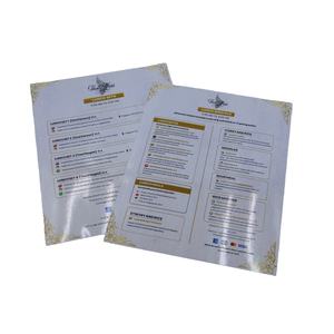 6x4 inch 300gsm Australische promotionele reclame marketing bedrijf drank recept kleding koffiehuis speciale visitekaartje - Product Image 5