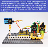 Modul Sensor Suhu dan Kelembapan Digital Blok Bangunan Elektronik STEM Keyestudio