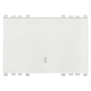 <b>White</b> <b>Button</b> Indicator Light 6.73 In Length 4.9 In Width 2.23 In Height - Product Image 1