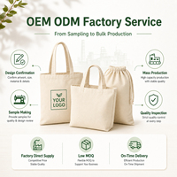 Bolsa de Mano de Lona de Algodón con Asa de Aspecto de Cuero, Bolsa de Compras Ancha Natural para Regalos Premium, Empaque de Boutique y OEM