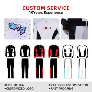 Personalizado al por mayor nuevo estilo de las mujeres ropa deportiva de entrenamiento de porristas de calentamiento sublimado conjuntos chaqueta para adolescentes - Product Image 4