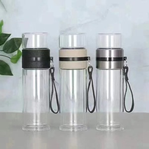 Gobelet infuseur avec filtre et séparateur à thé pour bouteille d'eau portable, <span class=keywords><strong>verre</strong></span> à thé anti-fuite à <span class=keywords><strong>double</strong></span> paroi - Product Image 6