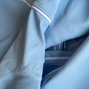 Ensemble <span class=keywords><strong>2</strong></span> pièces de leggings côtelés sans couture de haute qualité pour le yoga et le Pilates, collection 2026 GC, pour femme, vêtements de sport modestes - Product Image 3