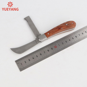 Yueyang đôi lưỡi ghép dao rắn gỗ xử lý thẳng lưỡi Trọng lượng nhẹ cầm tay bền cắt tỉa Gấp Cắm Trại dao - Product Image 6