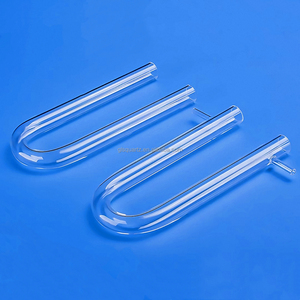 Tube en <span class=keywords><strong>quartz</strong></span> en forme de U de haute pureté personnalisé GLS, tube en verre de <span class=keywords><strong>quartz</strong></span> fondu pour chauffage industriel, tube en <span class=keywords><strong>quartz</strong></span> en spirale - Product Image 3
