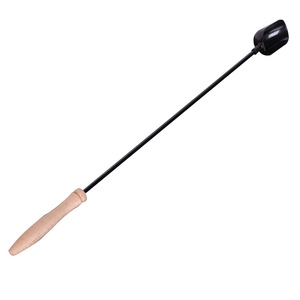 Cuchara de cebo con mango de madera, color negro, 30 cm de largo, para pesca de carpas, herramienta esparcidora de aparejos de agua dulce - Product Image 1