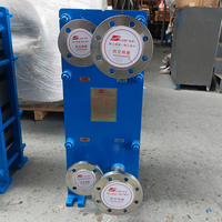Échangeur de chaleur à plaques détachable industriel anti-corrosion 254SMO pour la réfrigération liquide - BR03M-35