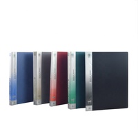 A4 Taille 40 Feuille En Plastique Transparent Document Dossier PP Boîte École Document Sac Portefeuille Motif Livre Cas Vitrine pour