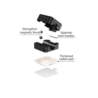 Tendance du moment : Clips magnétiques adhésifs en plastique robustes pour câbles, supports de cordons pour la maison, le bureau, la voiture, le bureau de nuit