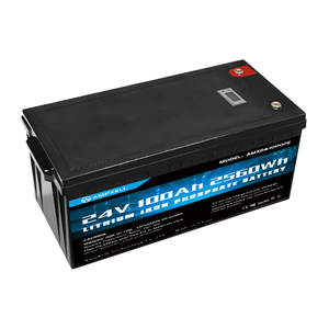 Batterie 18650 pour systèmes de stockage d'énergie solaire, batterie lithium-ion à <span class=keywords><strong>cycle</strong></span> profond avec écran LCD, 24V 100Ah 200Ah 300Ah - Product Image 4