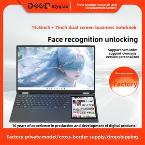 Stechio Hl156D fornitura diretta di fabbrica 15.6 pollici + 7 pollici <span class=keywords><strong>Dual</strong></span>-Screen Touch Screen Business Laptop con processore Intel nuovo prodotto - Product Image 5