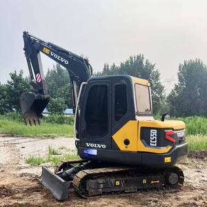 CE Certified <b>Used</b> Volvo EC55 <b>EXcavators</b> 5Ton Crawler <b>Excavator</b> with Auger Attachment Breaker for Report Included - Product Image 6
