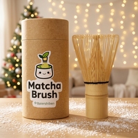 Support/Support de fouet à matcha de style japonais haut de gamme Newell, fouet en bambou, cuillère en céramique, qualité alimentaire, pour cérémonie du thé