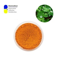 Poudre d'extrait de racine de Goldenseal Premium 5% d'alcaloïdes totaux, Hydrastis Canadensis, pour compléments alimentaires et mélanges à base de plantes