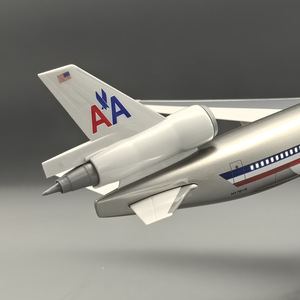 Mô hình máy bay MD-11 American Airlines tỷ lệ 1/130, chất liệu nhựa resin, <span class=keywords><strong>c</strong></span>ó đèn LED & chân đáp, kích thướ<span class=keywords><strong>c</strong></span> 47cm, dùng để trưng bày. - Product Image 3