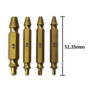Extractor de Tornillos Dañados de Doble Extremo, Herramienta para Quitar Tornillos y Pernos Desgastados - Product Image 1