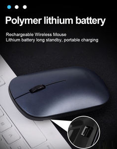 เมาส์ขายส่ง OEM ODM แบบบาง ดีไซน์ตามหลักสรีรศาสตร์ รองรับการเชื่อมต่อแบบคู่ ชาร์จได้ พร้อมตัวรับสัญญาณ TYPE-C ไร้สาย บลูทูธ - Product Image 5