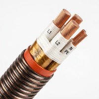 Kabel Tembaga Inti 3+2 Berisolasi Mineral Tahan Api BBTRZ Standar IEC 0.6/1kV untuk Daya Bangunan Cina