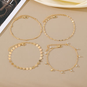 4 pcs/सेट नई डिजाइन राउंड जिरकॉन पेलेंट महिलाओं के लिए - Product Image 4