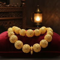 Parure de Bijoux de Mode Classique Plaqué Or 24 Carats Style Dubaï Classique