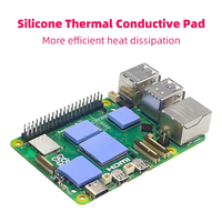 Raspberry Pi 5 Radiator kipas PWM, pendingin aktif Full tembaga untuk Raspberry Pi 5