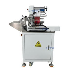 Machine d'étiquetage de drapeaux semi-automatique de type pliable LT-T901 pour câbles, fils, tubes, autocollants adhésifs - Product Image 2