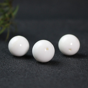 Shell Round Beads For Bracelet Making Polished Loose Beads SBK Hangzhou - Product Image 3
