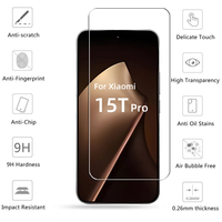 Protection d'Écran en Verre Trempé Premium pour Téléphone, Déverrouillage d'Empreintes Digitales, Dureté 9H, pour Xiaomi 15T Pro 14T 13T 12T 11T