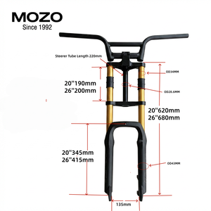 <span class=keywords><strong>Fourche</strong></span> avant de vélo <span class=keywords><strong>FAT</strong></span> MOZO <span class=keywords><strong>FAT</strong></span>-96 <span class=keywords><strong>pour</strong></span> pneus de 20x4.0/26x4.0 pouces, vélo électrique à pneus larges, espacement de 135 mm, vélo de plage/neige - Product Image 6