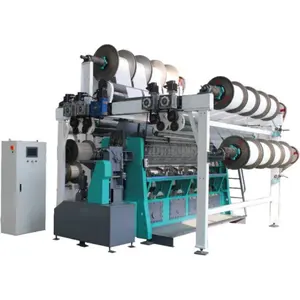 Plush Textile Fabric small double needle bed warp knitting machine For warp knit fabric cotton