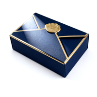 Boîtes cadeaux en carton recyclable en forme de dossiers européens pour faveurs de fête, friandises, cadeaux de mariage, petits cadeaux, emballages de chocolat