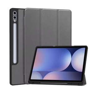 Étui pour <span class=keywords><strong>tablette</strong></span> pliable en caoutchouc souple TPU pour <span class=keywords><strong>Samsung</strong></span> <span class=keywords><strong>Galaxy</strong></span> <span class=keywords><strong>TAB</strong></span> S10 Ultra porte-crayon en cuir PU antichoc béquille housse <span class=keywords><strong>de</strong></span> protection - Product Image 3