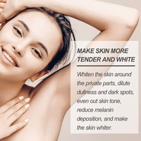 Crème éclaircissante bio OEM/ODM 30 ml pour le corps, les parties intimes, les aisselles, la zone du bikini, les taches sombres, revitalisant cutané tout usage