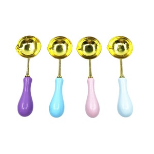 Regalos novedosos Kit de cuchara de sellado de cera de <span class=keywords><strong>madera</strong></span> Cuchara <span class=keywords><strong>para</strong></span> derretir sello de calentador de cera - Product Image 5