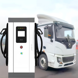 Nouvelle station de recharge pour flotte de véhicules électriques 350 kW avec écran LCD 7 pouces, recharge rapide CC 240 kW, double connecteur CCS/GBT, borne de recharge au sol pour voitures - Product Image 4
