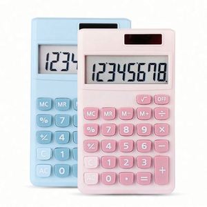Calculadora Científica Rosa con Logotipo Personalizado, de Plástico, de Escritorio, Solar, Digital, con Pantalla de 8/12 Dígitos, Doble Alimentación, Modelo 406, para la Escuela y la Oficina - Product Image 5