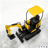 Mini-excavatrice compacte avec démarrage électrique, entretien facile et moteur à faible bruit pour une utilisation quotidienne
