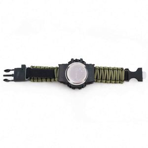 Montre de survie en paracorde 6-en-1 pour homme, étanche, pour le camping et les situations d'urgence, fabriquée en usine BSCI - Product Image 6