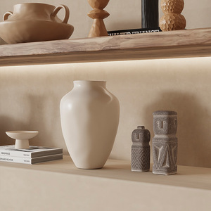 Vasi in Ceramica Irregolari Stile Nordico, Portacandele Creativi Circolari, Contenitori per Fiori per Arredamento Casa e Soggiorno - Product Image 4