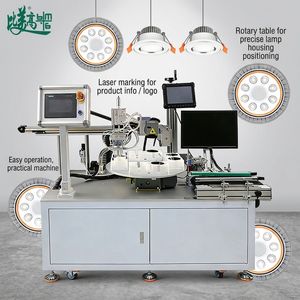 Machine de marquage laser à fibre en ligne refroidie par air avec système de positionnement visuel et flux de production en lot continu - Product Image 2