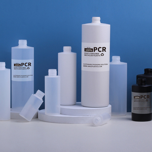 Chai Dầu Gội Đầu Nhựa PE Phẳng Bán Sỉ <span class=keywords><strong>60Ml</strong></span> 120Ml 240Ml 500Ml 1000Ml 25% 50% 100% PCR Tái Chế Màu Sắc Tùy Chỉnh - Product Image 1