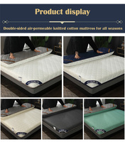 Ensemble de matelas populaires et abordables pour chambre à coucher moderne, tailles King et Queen, en tissu tricoté de coton et mousse à mémoire de forme, pour usage hospitalier et en villa, disponible en magasin.