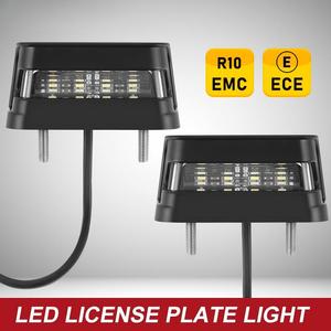 ECE R10 12V 24V Étanche IP67 Mini Lampe LED Universelle pour <span class=keywords><strong>Plaque</strong></span> d'Immatriculation <span class=keywords><strong>de</strong></span> Camion Remorque Camionnette Lampe <span class=keywords><strong>de</strong></span> <span class=keywords><strong>Plaque</strong></span> d'Immatriculation Arrière E-mark - Product Image 2