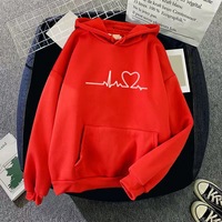 Sudadera con Capucha y Manga Larga de IStapromo Gifts, Top Holgado Estilo Coreano para Pareja para Mujer